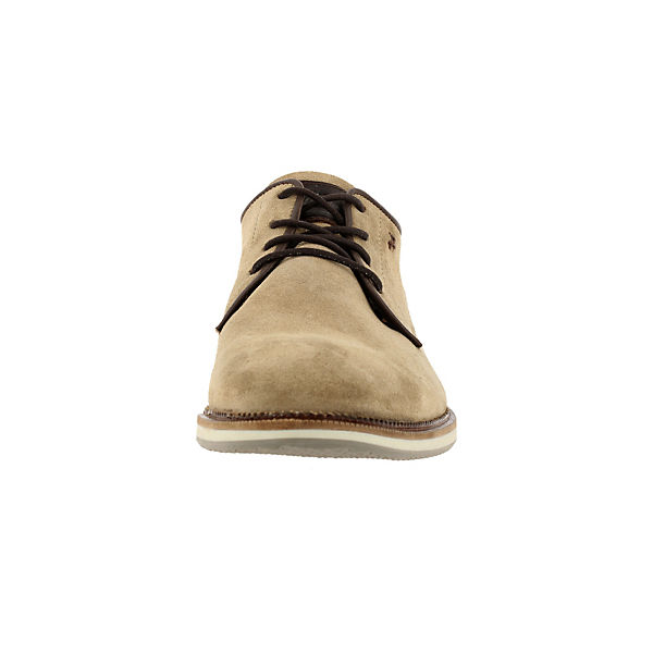 Schuhe Schnürschuhe BULLBOXER Lace-up 633K20114A Schnürschuhe schwarz/beige