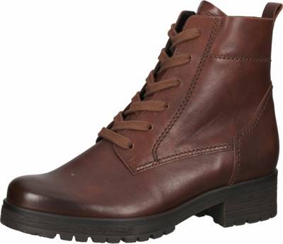 Gabor Stiefelette Schnürstiefeletten dunkelbraun
