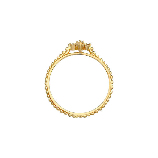 Accessoires Ringe Elli PREMIUM Elli Premium Ring Topas Edelsteine Verlobung Kugellook 375 Gelbgold Ringe gold