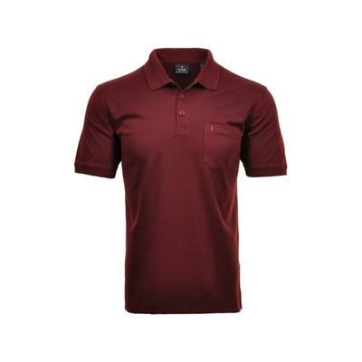 RAGMAN Poloshirt kurzarm rot