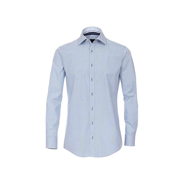 Bekleidung Langarmhemden Langarm Freizeithemd blau Bekleidung Langarmhemden Langarm Freizeithemd blau