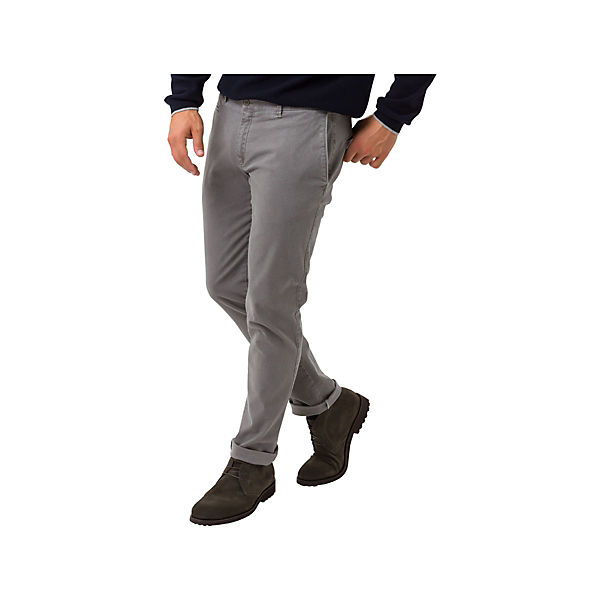Bekleidung Chinohosen BRAX Chinos silber Bekleidung Chinohosen BRAX Chinos silber