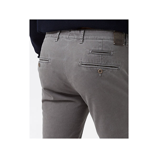Bekleidung Chinohosen BRAX Chinos silber Bekleidung Chinohosen BRAX Chinos silber
