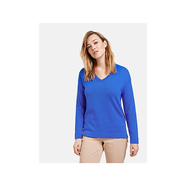 Bekleidung Pullover Gerry Weber Pullover blau Bekleidung Pullover Gerry Weber Pullover blau