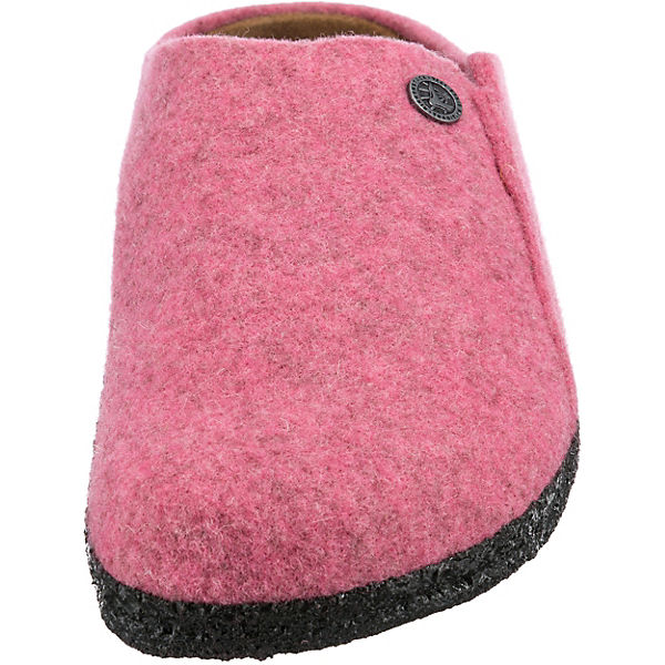 Schuhe Klassische Pantoletten BIRKENSTOCK Zermatt Standard Wollfilz Pantoletten schmal pink Schuhe Klassische Pantoletten BIRKENSTOCK Zermatt Standard Wollfilz Pantoletten schmal pink