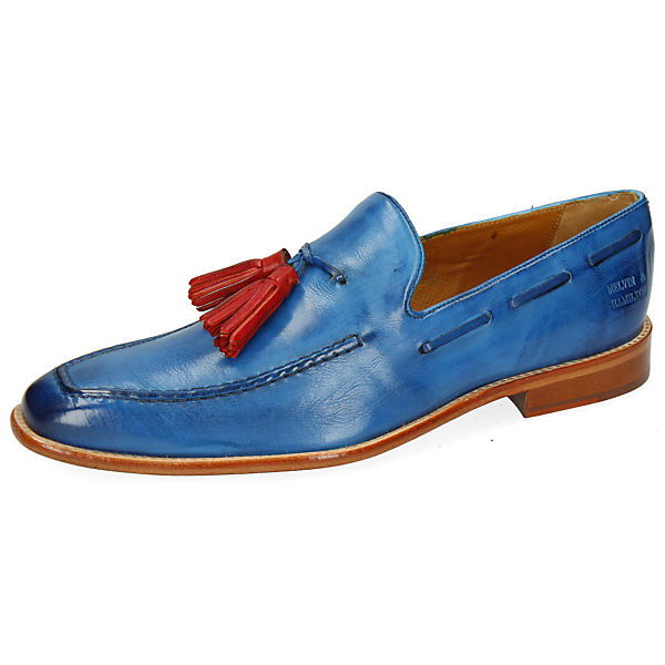 Schuhe Loafers MELVIN & HAMILTON Leonardo 1 Loafers Loafers blau