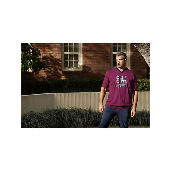 Bekleidung Shirts & Tops Charles Colby T-Shirt EARL MEGAT T-Shirts pink Bekleidung Shirts & Tops Charles Colby T-Shirt EARL MEGAT T-Shirts pink