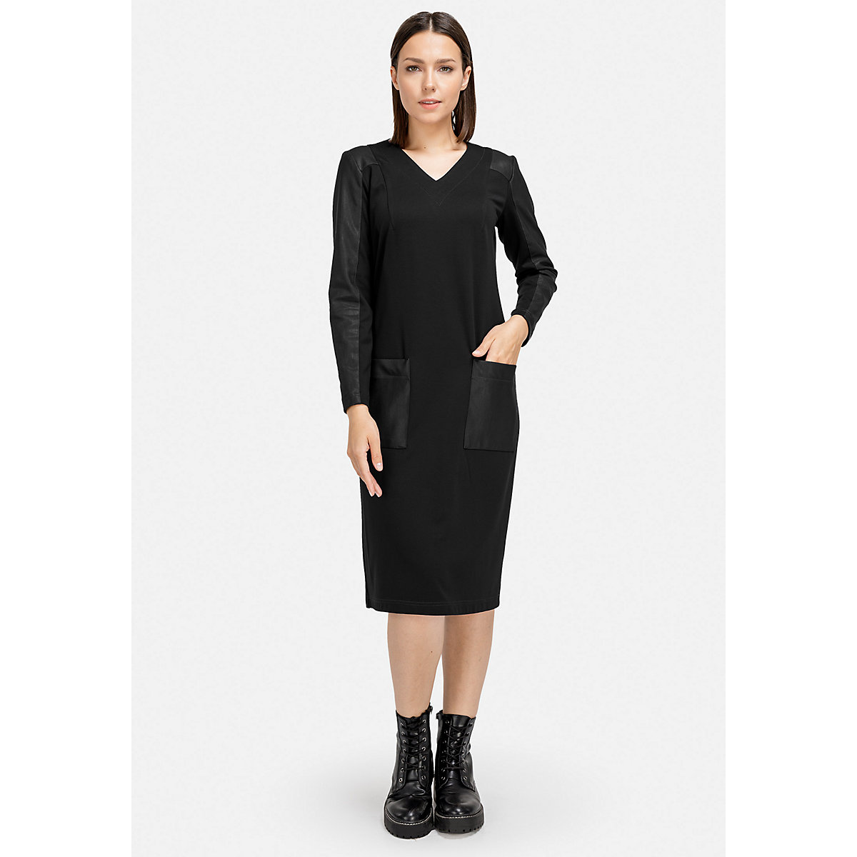 HELMIDGE A-Linien-Kleid Dress Kleider schwarz