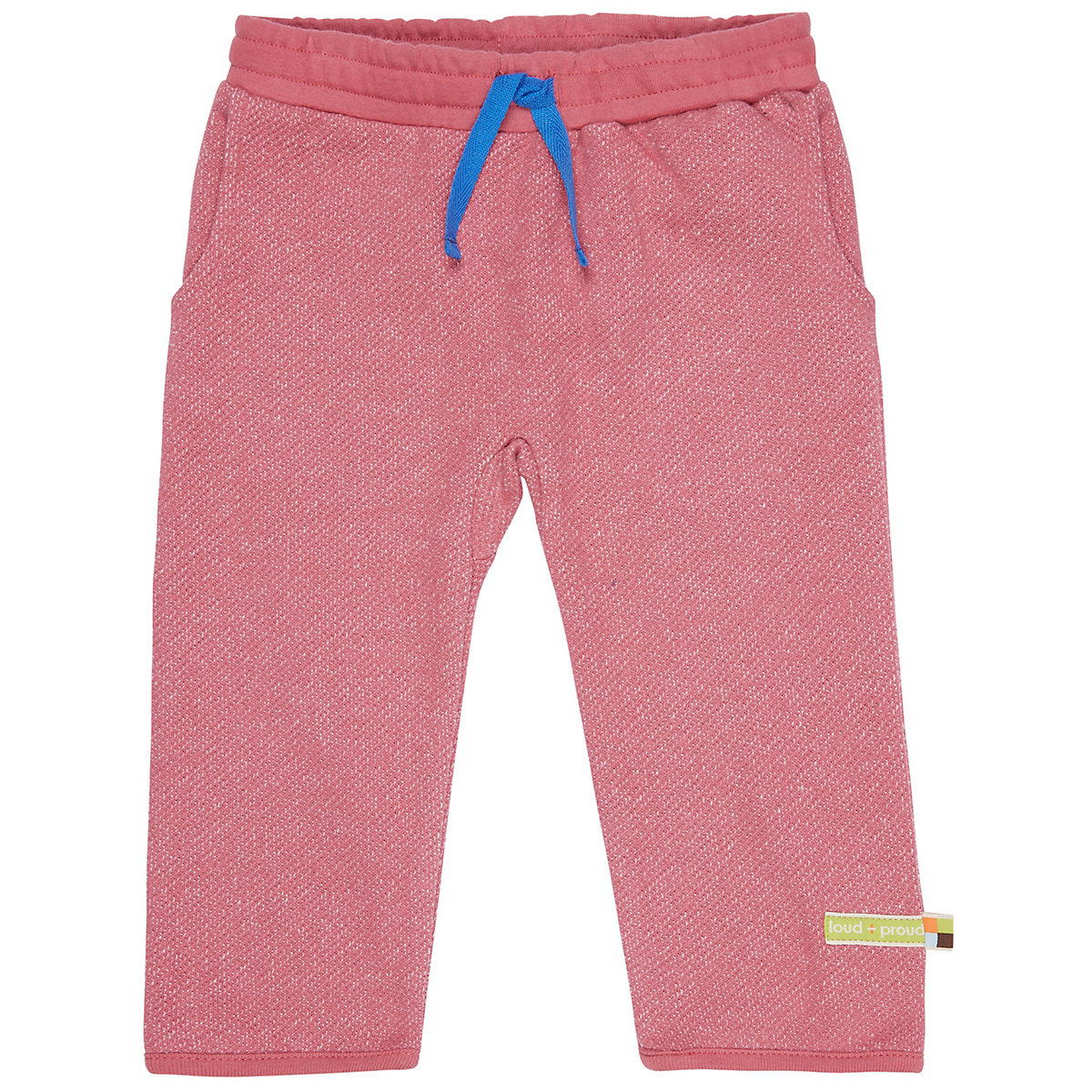 loud + proud Hose Melange Strick Jerseyhosen für Mädchen rosa