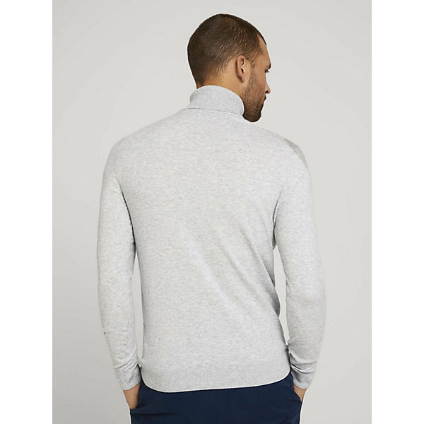 Bekleidung Strickjacken TOM TAILOR Pullover & Strickjacken Rollkragenpullover mit TENCEL(TM) Lyocell Strickjacken hellgrau Bekleidung Strickjacken TOM TAILOR Pullover & Strickjacken Rollkragenpullover mit TENCEL(TM) Lyocell Strickjacken hellgrau