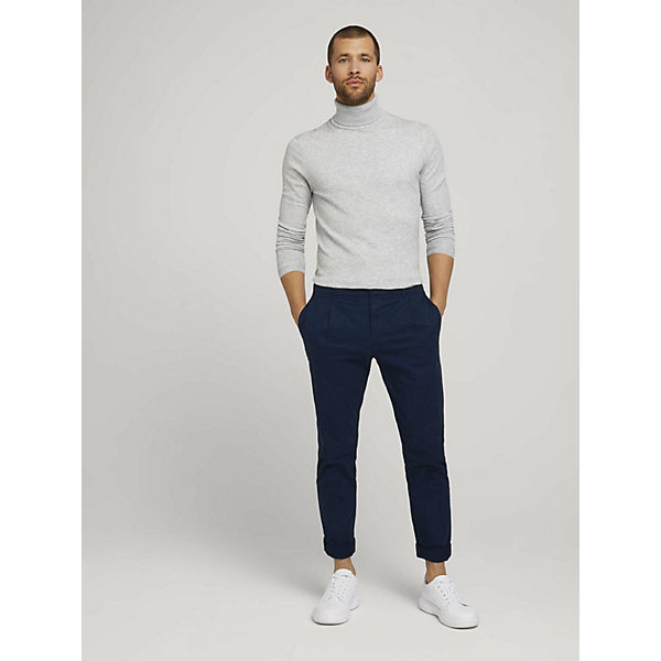 Bekleidung Strickjacken TOM TAILOR Pullover & Strickjacken Rollkragenpullover mit TENCEL(TM) Lyocell Strickjacken hellgrau Bekleidung Strickjacken TOM TAILOR Pullover & Strickjacken Rollkragenpullover mit TENCEL(TM) Lyocell Strickjacken hellgrau