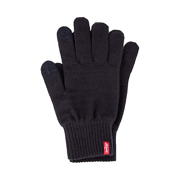 LEVIS LEVI'S Unisex Handschuhe mit Touch-Einsatz - Ben Touch Screen Gloves, einfarbig Fingerhandschuhe