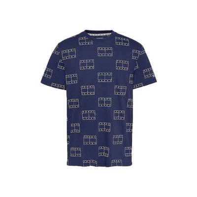 TOMMY HILFIGER Rundhals T-Shirt blau