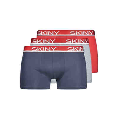 Skiny SKINY Herren Boxer Shorts 3er Pack - Trunks, Pants, Unterwäsche Set, Cotton Stretch Boxershorts