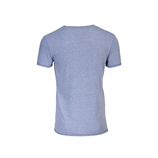 Bekleidung T-Shirts Rundhals T-Shirt blau