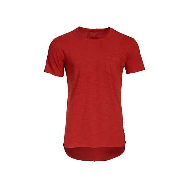 Bekleidung T-Shirts V-Kragen T-Shirt rot