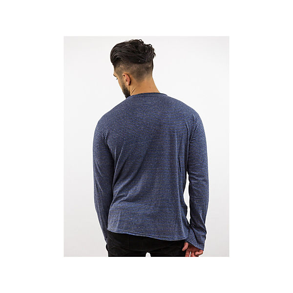 Bekleidung Langarmshirts Rundhals Langarmshirt dunkelblau Bekleidung Langarmshirts Rundhals Langarmshirt dunkelblau