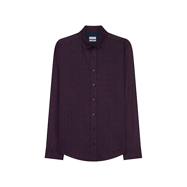 Bekleidung Langarmhemden seidensticker Casual Hemd Slim Langarm Button-Down-Kragen Druck Langarmhemden rot Bekleidung Langarmhemden seidensticker Casual Hemd Slim Langarm Button-Down-Kragen Druck Langarmhemden rot