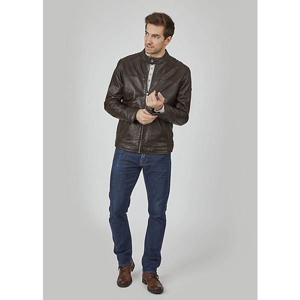 Bekleidung Lederjacken bugatti Lederjacke Claudio dunkelbraun Bekleidung Lederjacken bugatti Lederjacke Claudio dunkelbraun