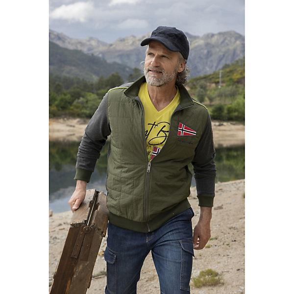 Bekleidung Sweatshirts & -jacken JAN VANDERSTORM Sweatjacke JANTJE Sweatjacken oliv Bekleidung Sweatshirts & -jacken JAN VANDERSTORM Sweatjacke JANTJE Sweatjacken oliv