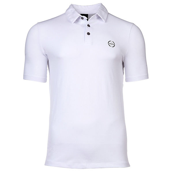 A|X  Herren Poloshirt - Mikro-Logo, Slim fit, Cotton Stretch T-Shirts