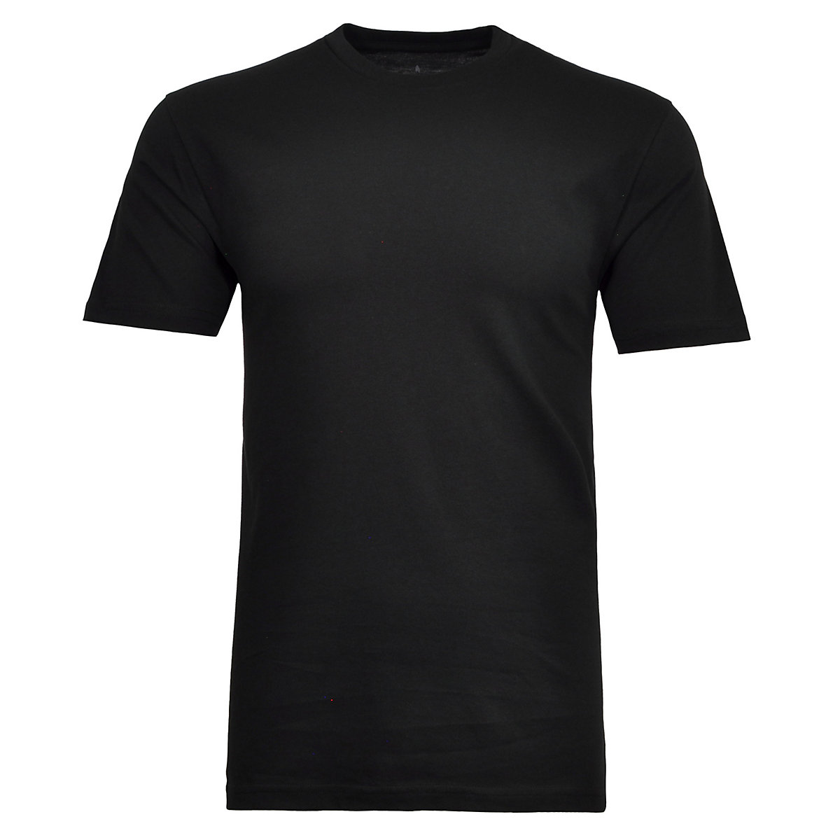 RAGMAN T-Shirt Rundhals Singlepack T-Shirts schwarz