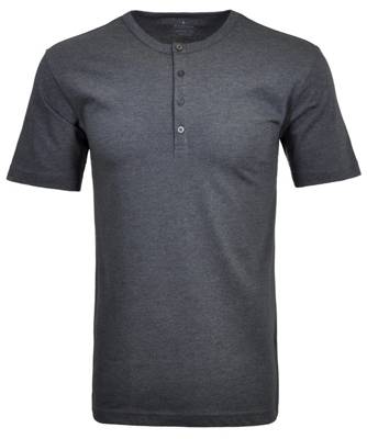 RAGMAN T-Shirt Serafino T-Shirts anthrazit