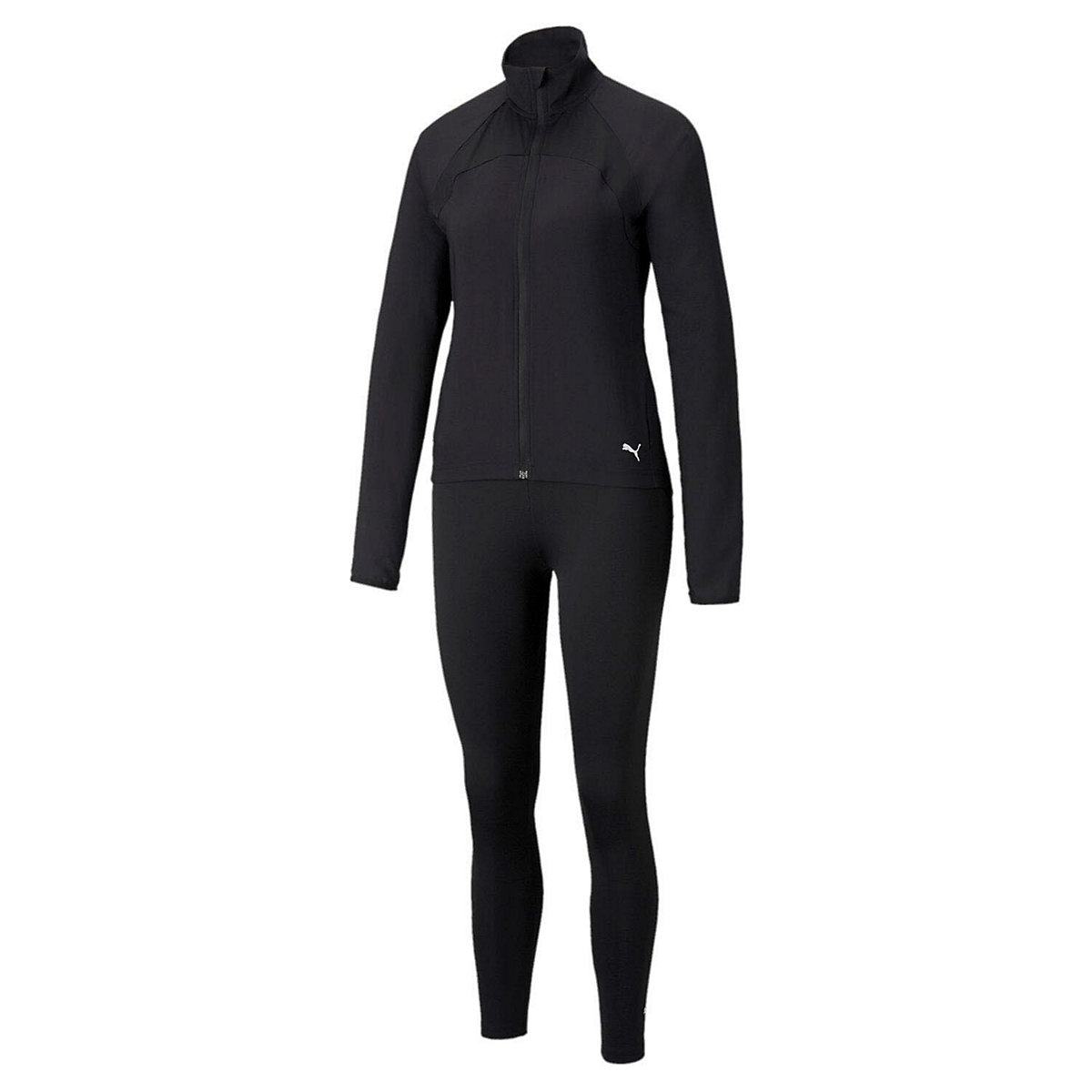 PUMA Trainingsanzug ACTIVE Yogini Woven Suit Trainingsanzüge schwarz
