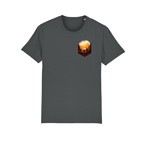 Bekleidung T-Shirts wat APPAREL T-Shirt Hiking in the mountains T-Shirts anthrazit Bekleidung T-Shirts wat APPAREL T-Shirt Hiking in the mountains T-Shirts anthrazit