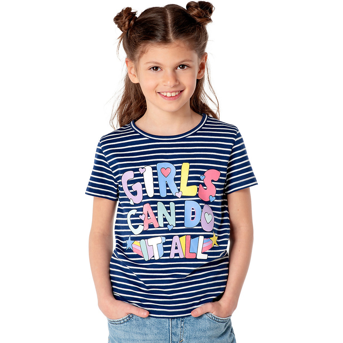 ZAB kids T-Shirt für Mädchen von ZAB kids dunkelblau