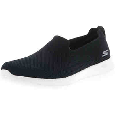 SKECHERS 124187/BKW Go Walk Joy-Sensational Day Damen Sneaker Slipper Turnschuhe Low-Cut schwarz/weiß Sneakers Low