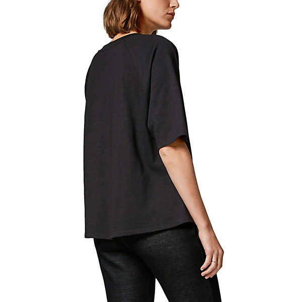 Bekleidung T-Shirts comma casual identity T-Shirt mit Schriftprint T-Shirts schwarz Bekleidung T-Shirts comma casual identity T-Shirt mit Schriftprint T-Shirts schwarz