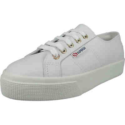 Damen Low Sneaker Nappa Low Top S111ECW-2730 Weiß AAP Optical White Pale Gold Leder Sneakers Low