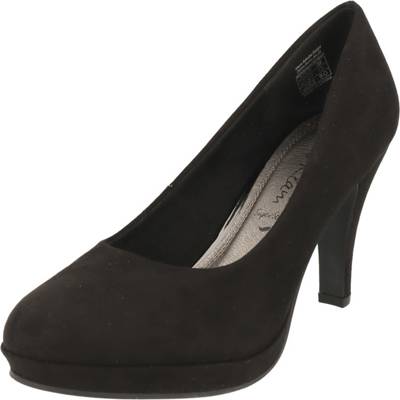 schwarze pumps rund