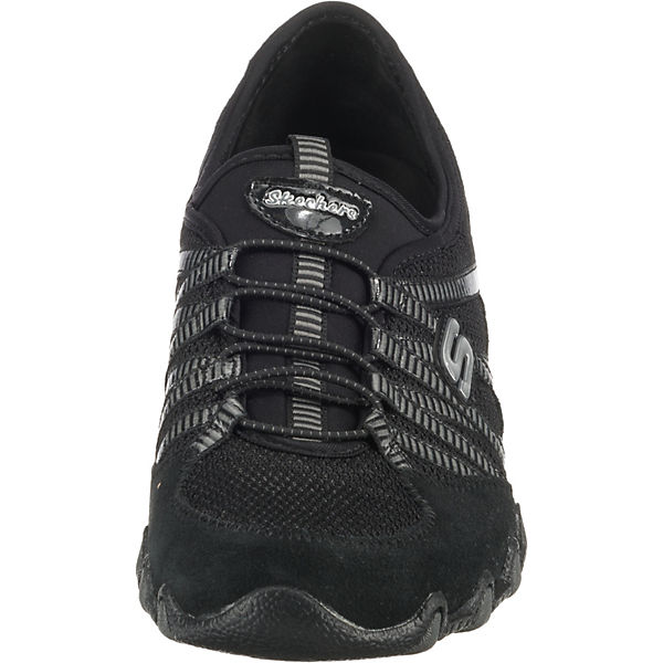 ticket Sportliche Bikers Halbschuhe nbsp;hot Schwarz Skechers pFxq7wHx