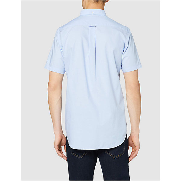 Bekleidung Kurzarmhemden GANT Kurzarm Freizeithemd blau