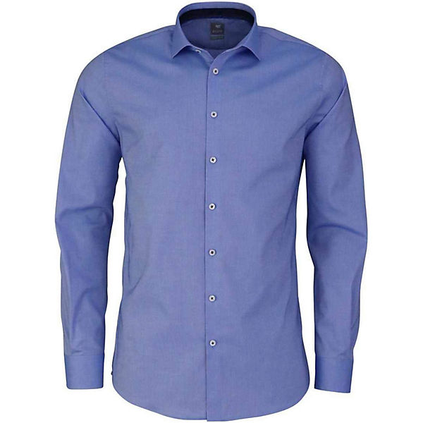 Bekleidung Langarmhemden HATICO Langarm Business Hemd blau