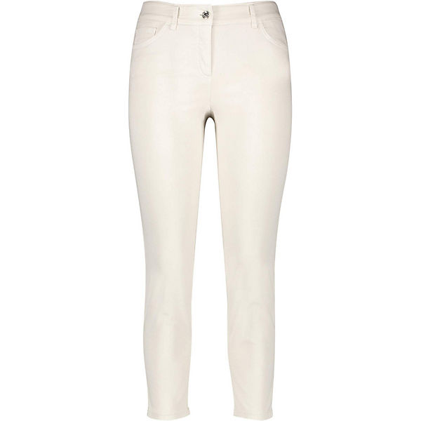 Bekleidung Straight Jeans Gerry Weber Straight Leg Jeans creme