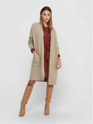 ONLY Longstrickjacken beige SE6203
