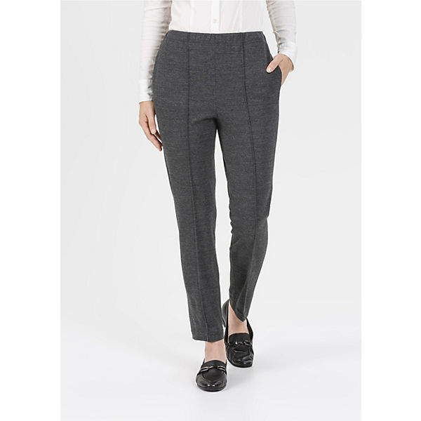 Bekleidung Stoffhosen Stoffhosen Dehnbundhose Helgi in Romanit-Jersey Stoffhosen anthrazit Bekleidung Stoffhosen Stoffhosen Dehnbundhose Helgi in Romanit-Jersey Stoffhosen anthrazit