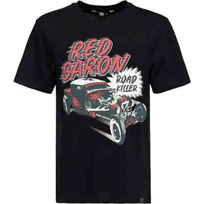 King Kerosin Classic T-Shirt Red Baron Roadkiller T-Shirts AdultM