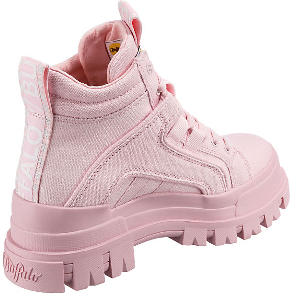 Schuhe Schnürstiefeletten BUFFALO Aspha Nc Mid Schnürstiefeletten rosa