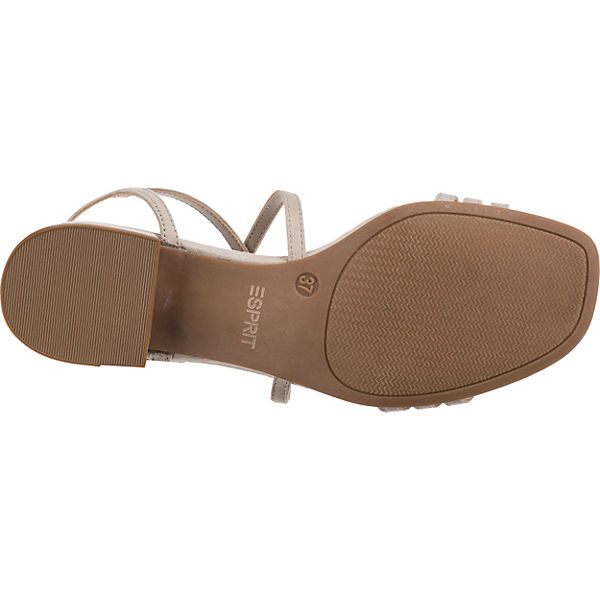 Schuhe Riemchensandaletten ESPRIT Sandale Riemchensandaletten hellgrau Schuhe Riemchensandaletten ESPRIT Sandale Riemchensandaletten hellgrau