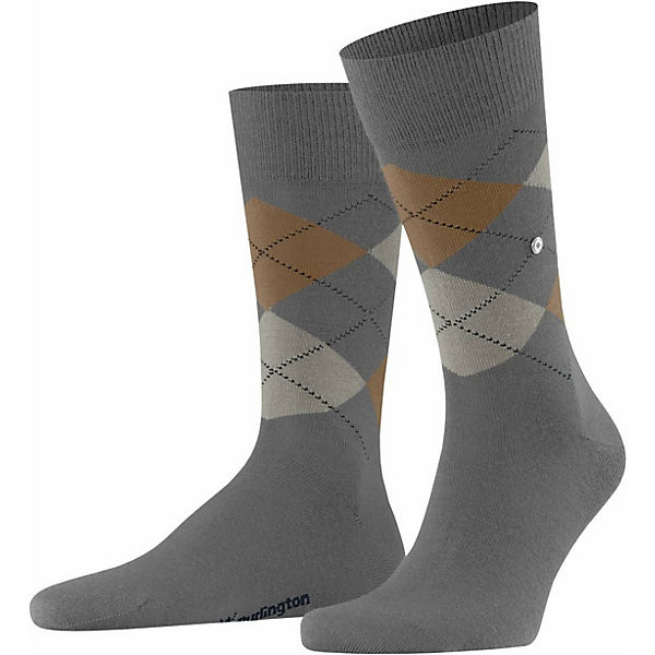 Herren Socken EDINBURGH - Rautenmuster, Argyle, Clip, One Size, 40-46 Socken