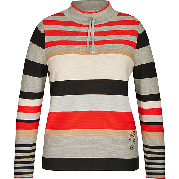 Bekleidung Pullover Rabe Stehkragenpullover rot Bekleidung Pullover Rabe Stehkragenpullover rot