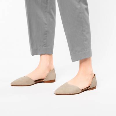 ballerina beige wildleder