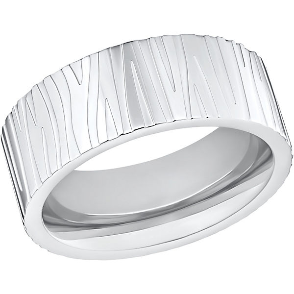 Accessoires Ringe s.Oliver Ring für Damen Edelstahl gravierbar Ringe silber
