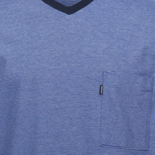 Bekleidung Pyjamas AMMANN Schlafanzug Single-Jersey graublau