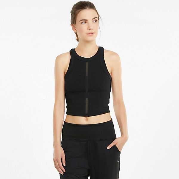 Bekleidung Tops PUMA Croptop EXHALE Tops Adultweiblich schwarz Bekleidung Tops PUMA Croptop EXHALE Tops Adultweiblich schwarz