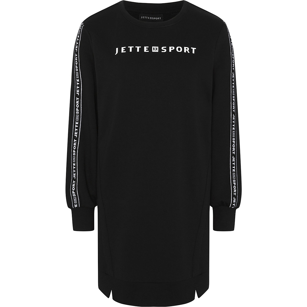 JETTE SPORT Kleid mit Logo-Dekor Jerseykleider schwarz